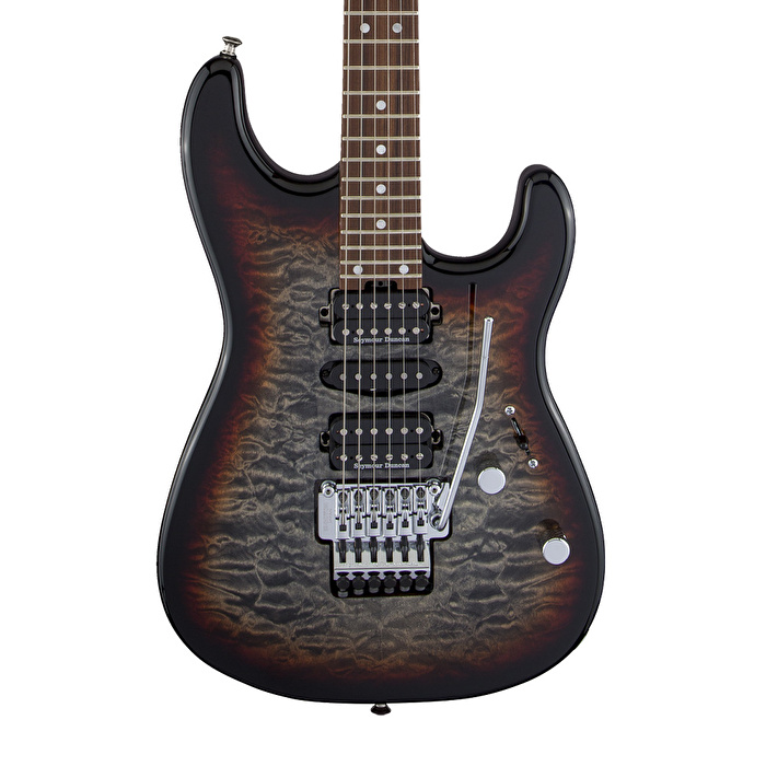 Charvel MJ San Dimas Style 1 HSH Floyd Rose Pau Ferro Klavye Midnight Glow Elektro Gitar
